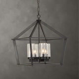 Evanston 4 Light Pendant, Matte Black