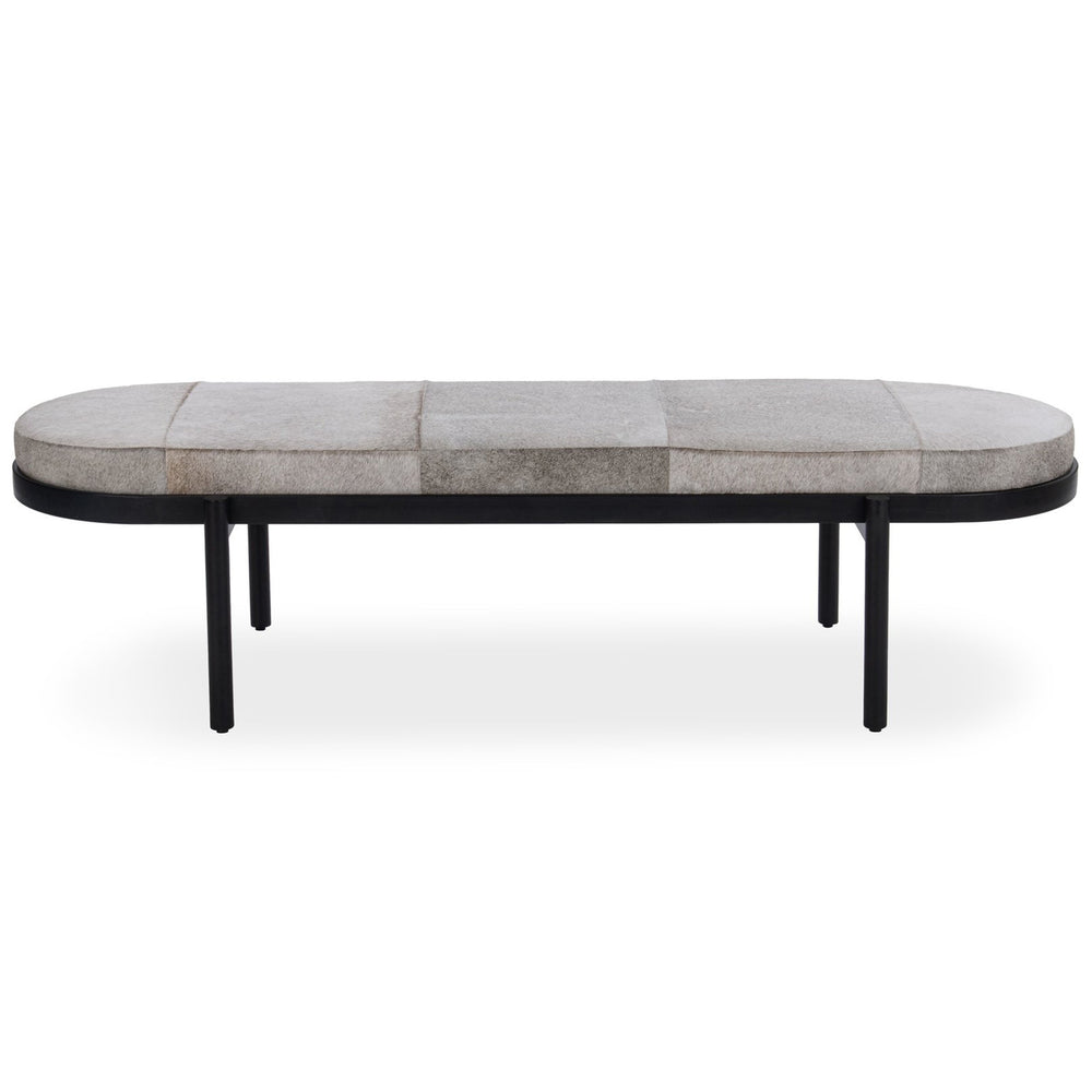 Evelyn Accent Bench, Sparrow Gray