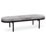 Evelyn Accent Bench, Sparrow Gray