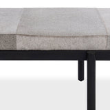 Evelyn Accent Bench, Sparrow Gray
