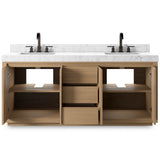 Everett Double Vanity, Satin Light Wash by Four Hands