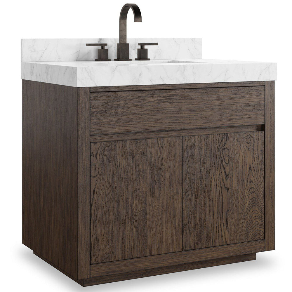 Everett Single Vanity, Satin Espresso by Four Hands