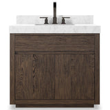 Everett Single Vanity, Satin Espresso by Four Hands