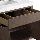 Everett Single Vanity, Satin Espresso by Four Hands