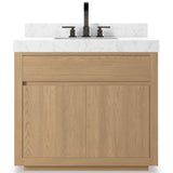 Everett Single Vanity, Satin Light Wash by Four Hands