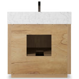 Everett Single Vanity, Satin Light Wash by Four Hands