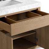 Everett Single Vanity, Satin Light Wash by Four Hands