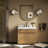 Everett Single Vanity, Satin Light Wash by Four Hands