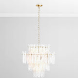Everly Square Chandelier, Clear-Lighting-High Fashion Home