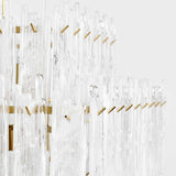 Everly Square Chandelier, Clear-Lighting-High Fashion Home