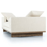Everly Tete A Tete Chaise, Irving Taupe by Four Hands