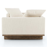 Everly Tete A Tete Chaise, Irving Taupe by Four Hands