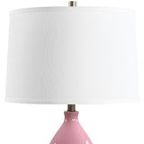 Evie Table Lamp, Bubblegum Pink-Lighting-High Fashion Home