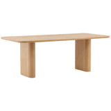 Evren Dining Table, Light Natural-Furniture - Dining-High Fashion Home