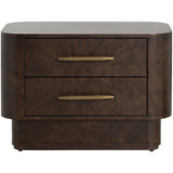 Ezekiel Nightstand, Brown-Furniture - Bedroom-High Fashion Home