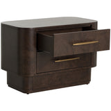 Ezekiel Nightstand, Brown-Furniture - Bedroom-High Fashion Home