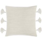 Ezekiel Vegan Leather Pillow, Brown