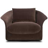 Ezra Swivel Chair, Surrey Cocoa by Four Hands