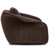 Ezra Swivel Chair, Surrey Cocoa by Four Hands