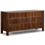 Ezri 6 Drawer Dresser, Cocoa