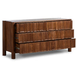 Ezri 6 Drawer Dresser, Cocoa