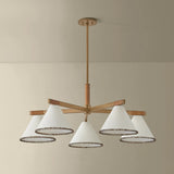 Stoney Chandelier, Patina Brass
