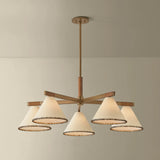 Stoney Chandelier, Patina Brass
