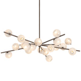 Sonny 20 Light Chandelier, Bronze Leaf