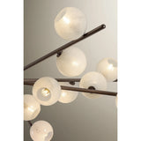 Sonny 20 Light Chandelier, Bronze Leaf