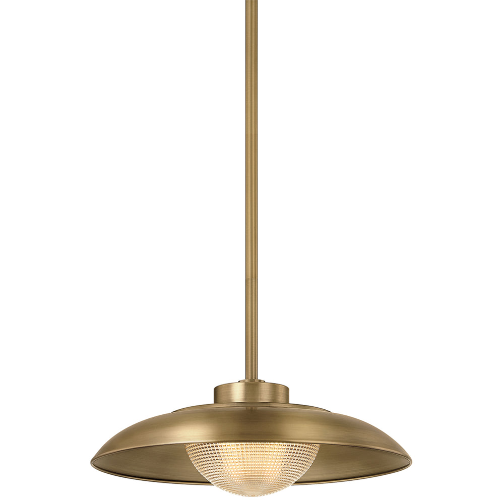 Braxton Pendant, Patina Brass