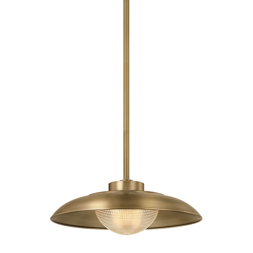 Braxton Pendant, Patina Brass