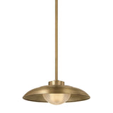 Braxton Pendant, Patina Brass
