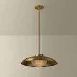 Braxton Pendant, Patina Brass