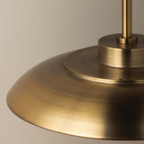 Braxton Pendant, Patina Brass