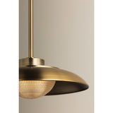 Braxton Pendant, Patina Brass