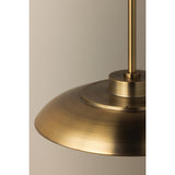 Braxton Pendant, Patina Brass