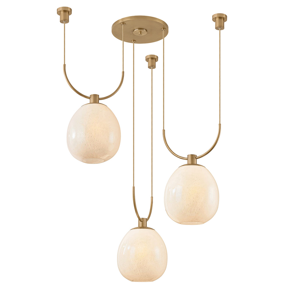 Jove Chandelier, Patina Brass