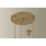 Jove Chandelier, Patina Brass