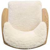 Fabian Chair, Cream Shearling by Four hands