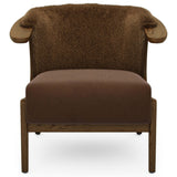 Fabian Leather Chair, Maestro Cigar by Four Hands-Furniture - Chair-High Fashion Home