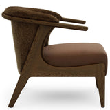 Fabian Leather Chair, Maestro Cigar by Four Hands-Furniture - Chair-High Fashion Home