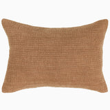Fable Lumbar Pillow, Cognac Brown-Accessories-High Fashion Home