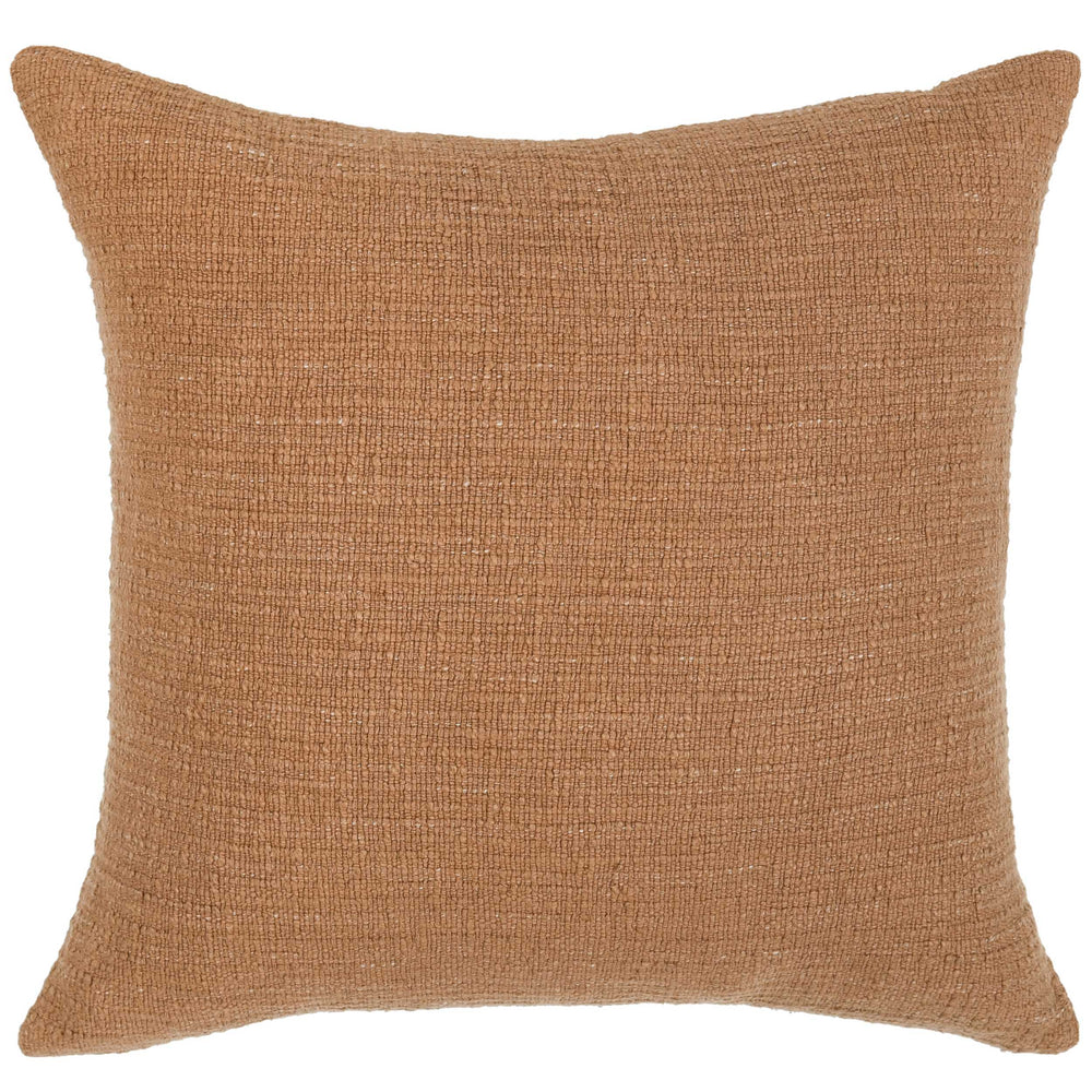 Fable Pillow, Cognac Brown-Accessories-High Fashion Home