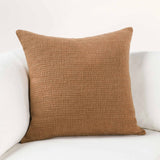 Fable Pillow, Cognac Brown-Accessories-High Fashion Home