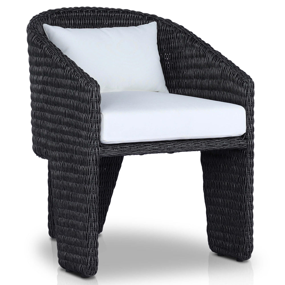 Fae Outdoor Dining Chair, Vintage Coal