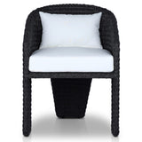 Fae Outdoor Dining Chair, Vintage Coal