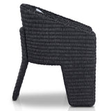 Fae Outdoor Dining Chair, Vintage Coal