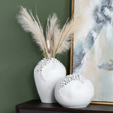 Fairfield Vase, White-Accessories-High Fashion Home