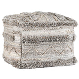 Fallon Pouf, Gray Multi-Furniture - Chairs-High Fashion Home