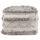 Fallon Pouf, Gray Multi-Furniture - Chairs-High Fashion Home